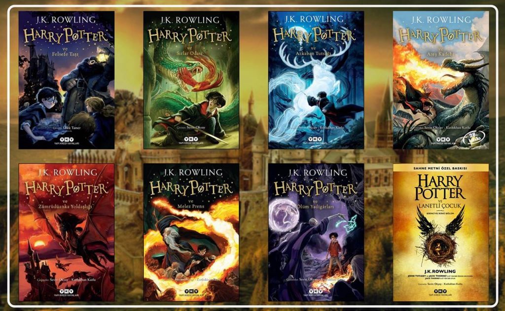 Harry Potter kitaplarinin tüm serisi 